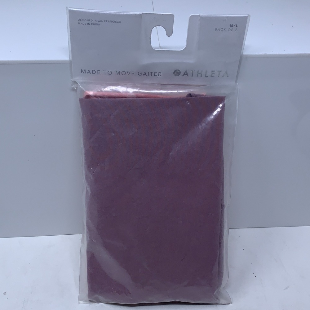 Athleta‎ Womens Size Medium/Large Made to Move Gaiter Mask 2 Pack NWT